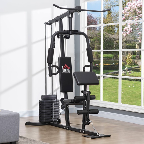 HOMCOM Multi Gym with Weights