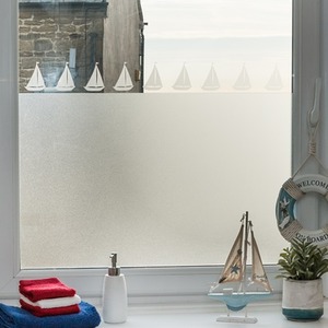 white / 67.5cm x 10m dc fix Milky Self Adhesive Vinyl Wrap for Windows shot 3195294