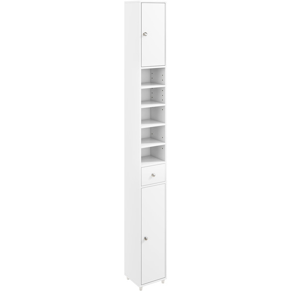 Costway Slim Tall Bathroom Cabinet-White