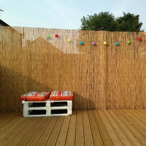 4m x 1.2m Split Reed Fencing Screening Rolls