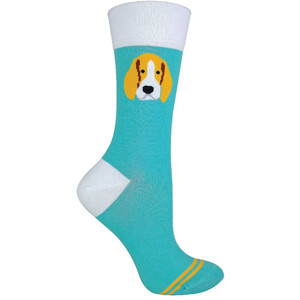 Soft Cotton Gift Novelty Dog Socks with BeaglePugScotty Dog