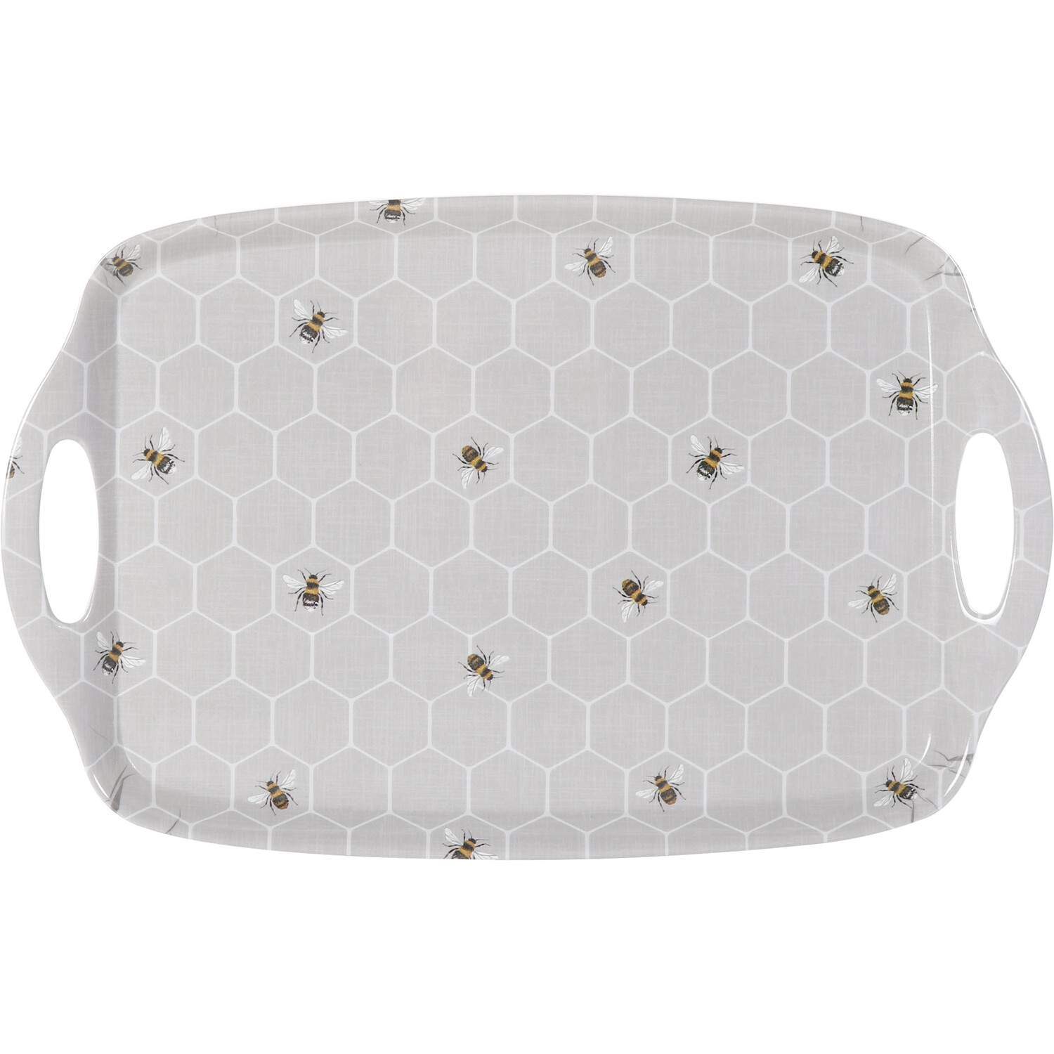 Image of Honeycomb Bee Tray - Grey /&hellip;