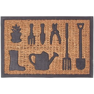 Garden Tools Rubber and Coir Doormat