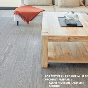 Grey Oak Self-Adhesive Floor Planks Pack of 36 Vinyl Flooring  shot 5718100