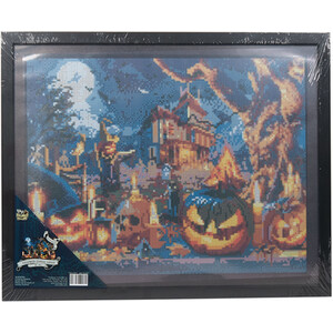 Framed Halloween Diamond Canvas
