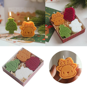 4 Piece Christmas Scented Candles Set