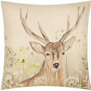 Bramble Stag Printed Cushion