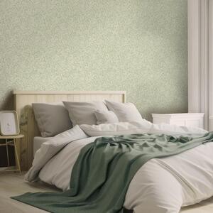 Mini Leaf Sage Green Wallpaper