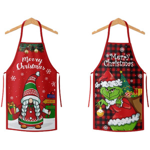Christmas Grinch Apron Set