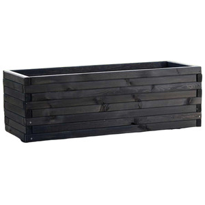 Rectangle Treated Pine Wooden Raised Trough Planter