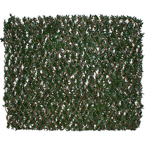Artificial Green Acer Extendable Trellis Hedge Patio Privacy Screening