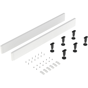 Shower Tray Leg Set Plinth Kit White 1000mm Panel