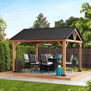 Cedar wood Gazebo, Anthracite