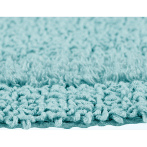 Aqua Luxury Reversible Cotton Bath Mat Set shot 7826305