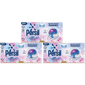 Persil Non Bio Washing Capsules Pure Heaven Scent 24 Washes, 3 Pk