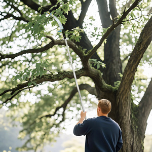Outsunny 1.8-2.9 m Telescopic Tree Pruner, Manual Pole Saw