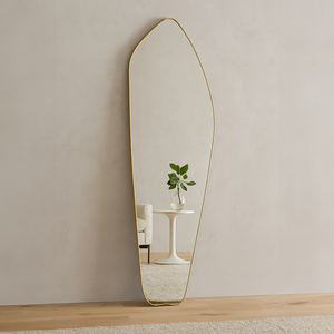 Modern Metal Irregular Full Length Mirror