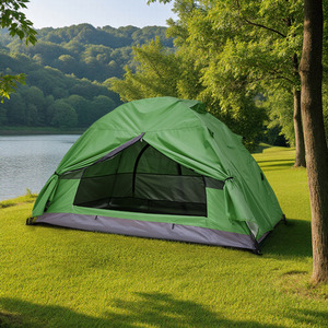 Lifeideas Portable Camping Tent with Detachable Top Cover for 1 Person