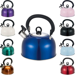 Met Blue Buckingham Stainless Steel Camping Whistling Kettle  shot 10383820