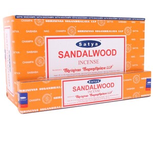 Sandalwood Incense Sticks 3. 12 Pack Set