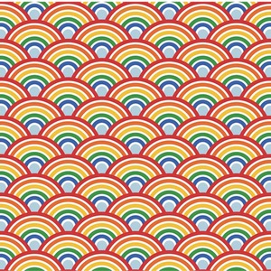 Rainbow Magic Wallpaper in Multicoloured Brights