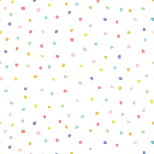 Spots and Dots Wallpaper in Multicoloured