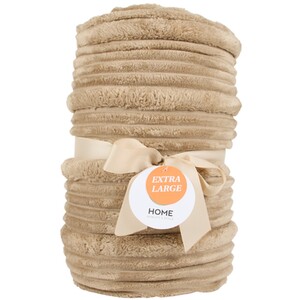 Brooklyn Extra Large Ribbed Throw