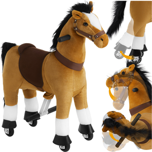 Rocking Horse Sabrina, 4 Wheels, High Load Capacity, Non-Slip Pedals
