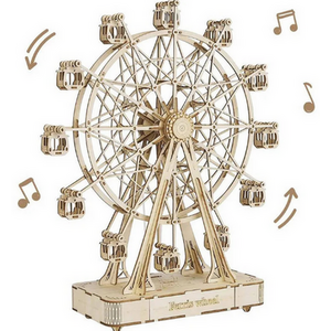 Ferris Wheel Wooden Music Box Craft Puzzle Kit