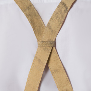 Dressforfun® Lederhosen Luis In Faux Leather, Bavarian Embroidery And Matching Braces