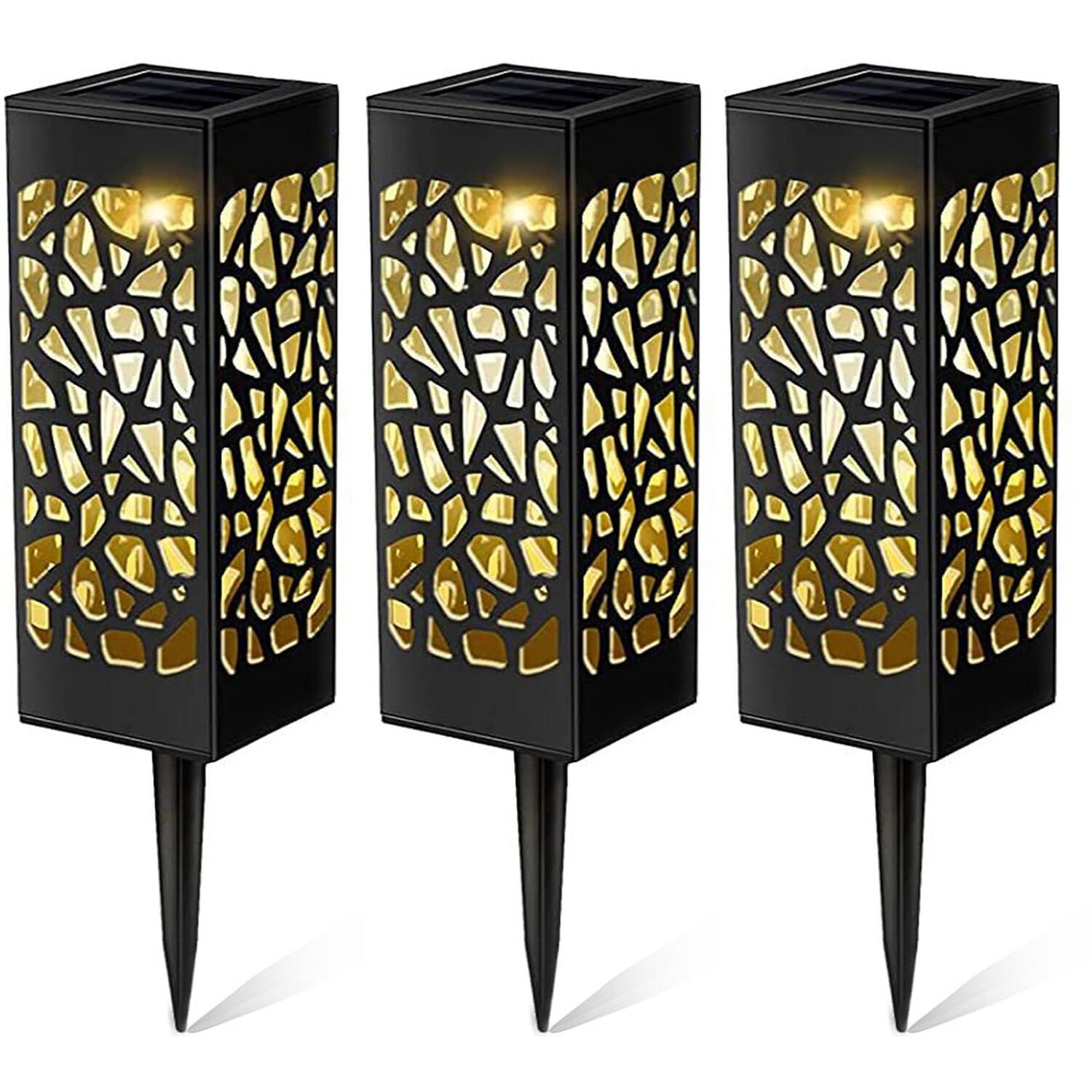 Image of Pathway Solar Stake Lights Set of&hellip;