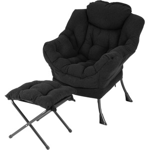 Upholstered Sherpa Reading Chair