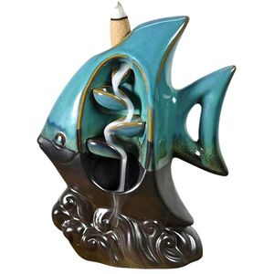 Backflow Incense Burner Tropical Fish