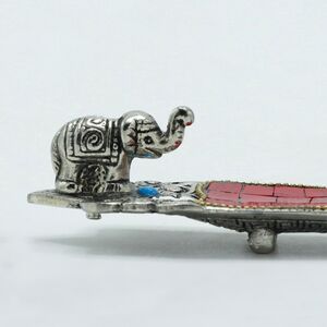 Elephant Long Tibetan Incense Holder MultiColor