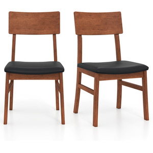 Set of 2 Wooden Kitchen Chairs