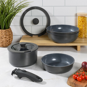7 Piece Detachable Pan Set