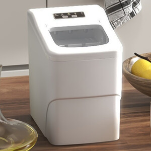 HOMCOM Portable Ice Maker with Automatic Cleaning