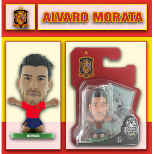 SoccerStarz Spain Alvaro Morata - Home Kit 5cm Figure