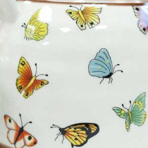 Herbal Butterfly Teapot Set with 6 Cups