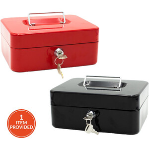 Cash Tin With Lock Keys
