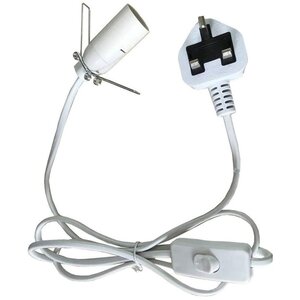 UK White Fitting Cable Durable, Safe Electrical Connection