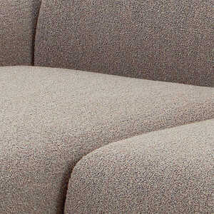 Bilbao Boucle Left Facing L Shaped Chaise Sofa 3 Seater