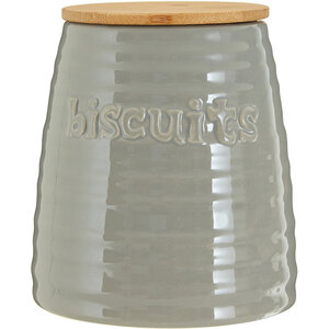 Winnie Grey Dolomite Biscuit Canister