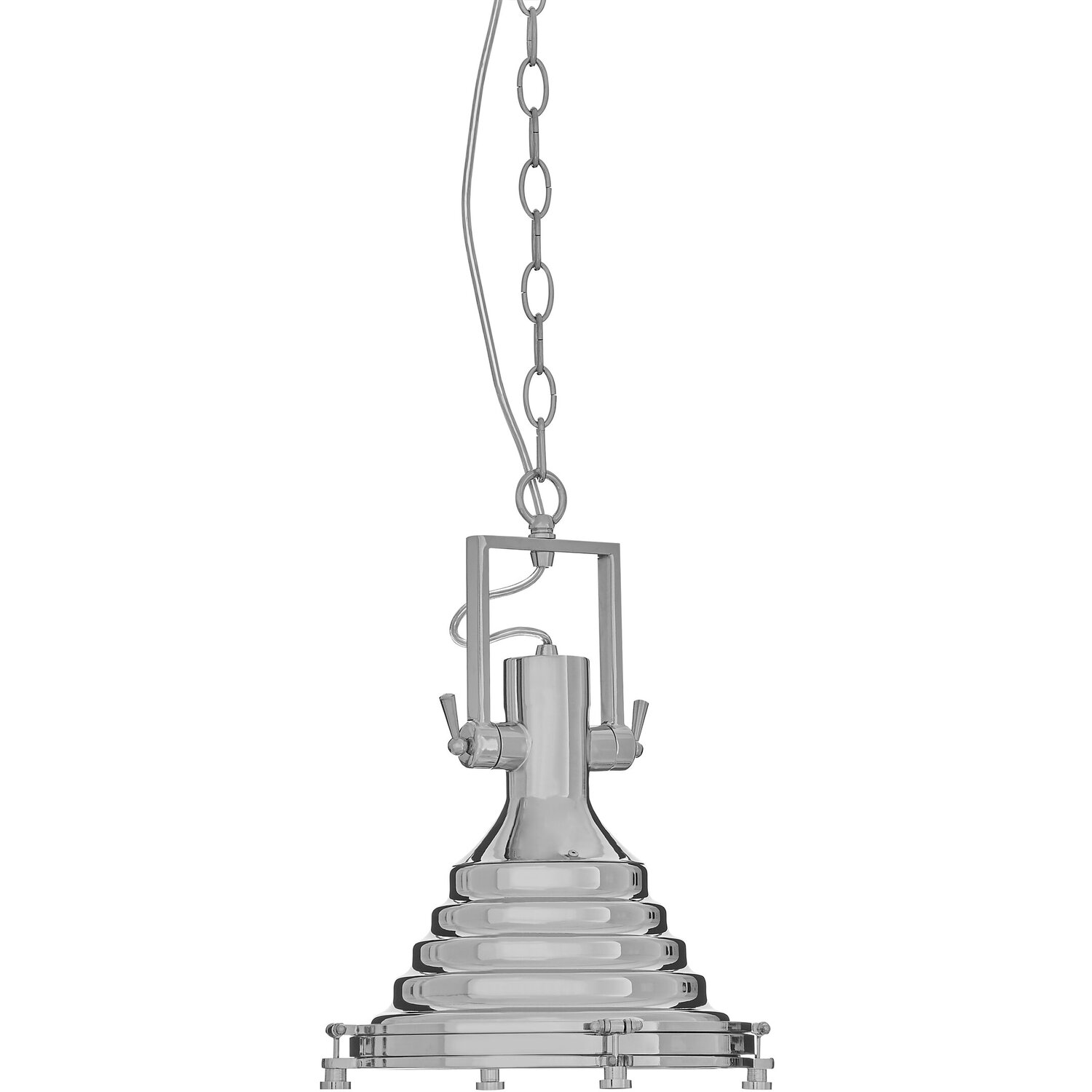 Lexington Small Chrome Pendant Light - Silver