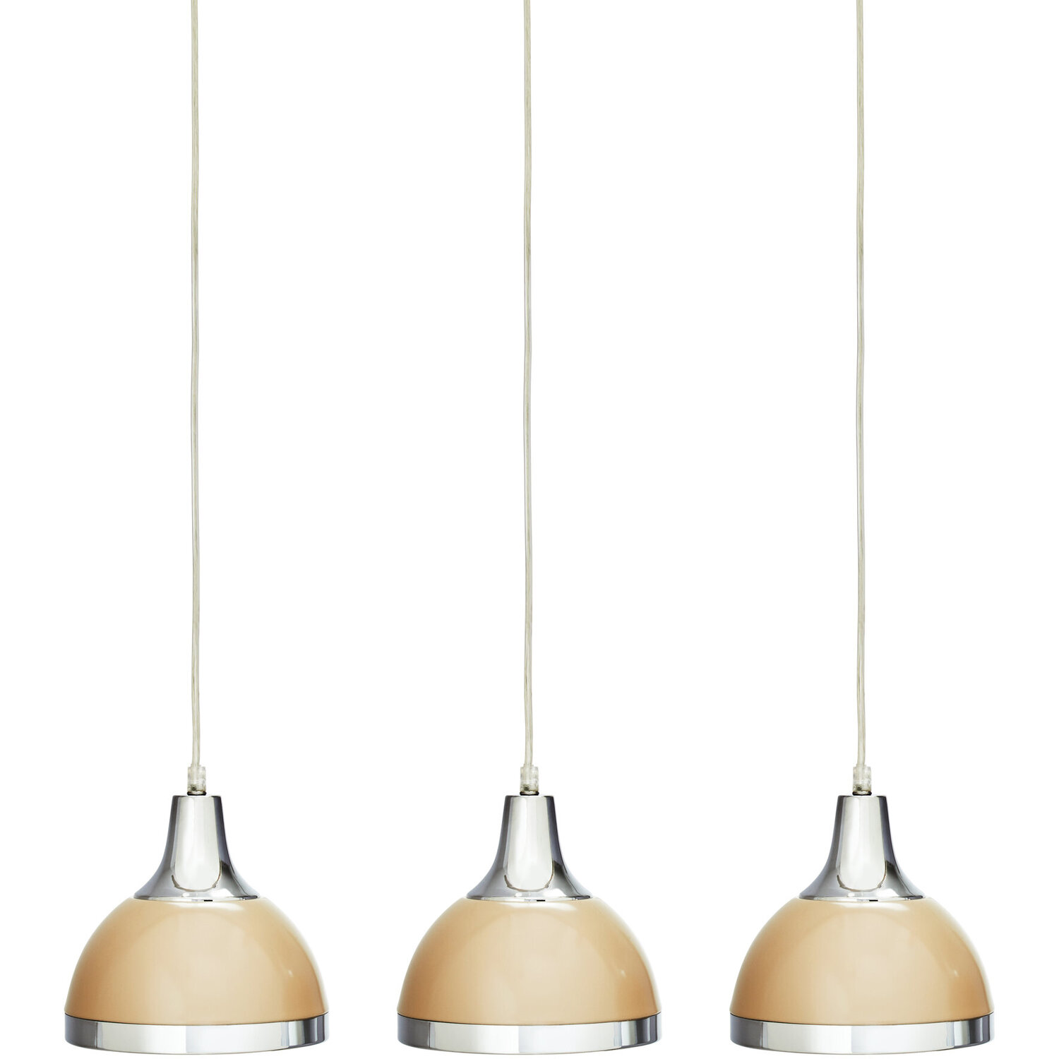 Vermont 3 Clay Colour Shades Pendant Light - White