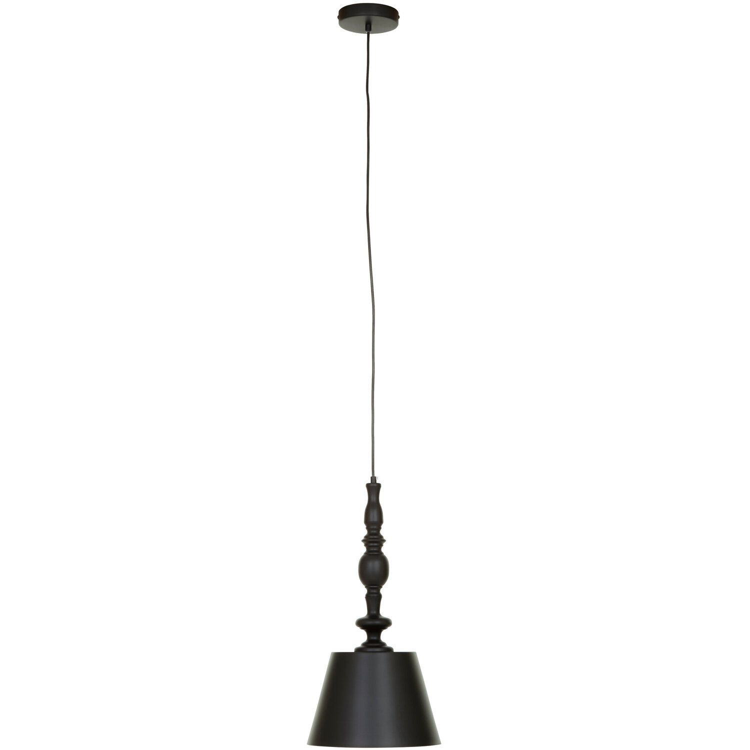 Leni Black Matte Pendant Light - Black