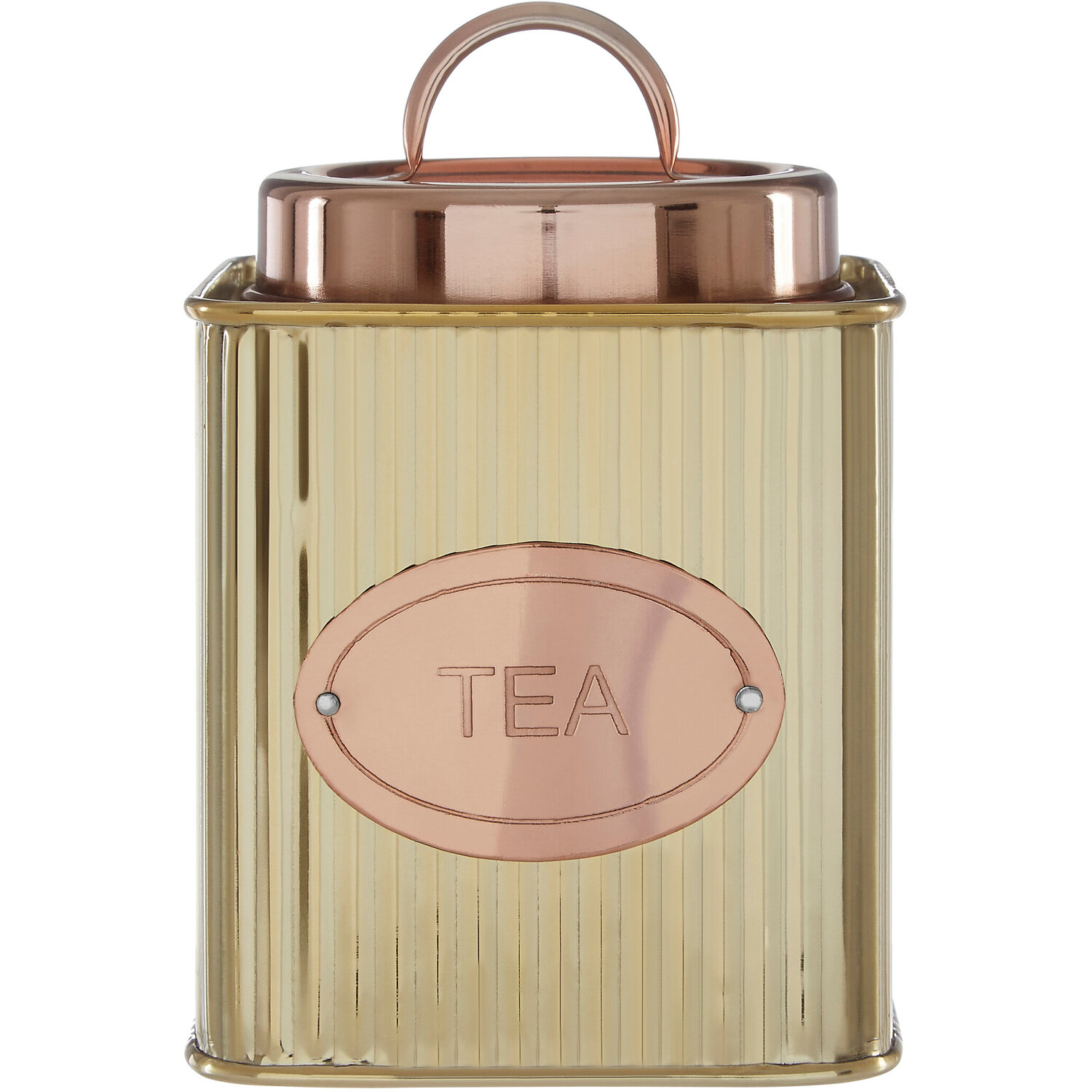 Prescott Square Tea Canister - Gold