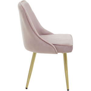Demi Dusky Pink Velvet Dining Chair