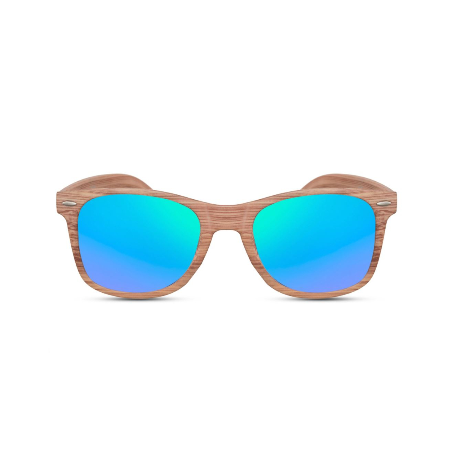 Sunglass Station Sleek Wayfarer Unisex Sunglasses - Classic Brown