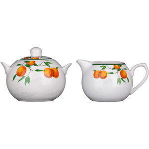 Orchard Fruits Orange Grove Sugar And Cream Set